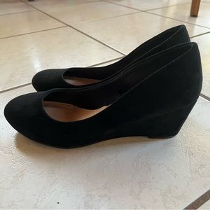 Seychelles black wedge heels 9.5 W